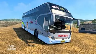 New Yutong Chinese Bus Drive - Bus Simulator ETS 2 Gameplay