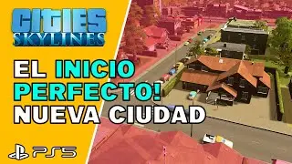 Comenzando BIEN DESDE CERO en CONSOLA! | Cities Skylines Plazas & Promenades PS5 | Mirandela | Pt. 1