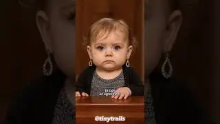 Baby judge: Cute baby Savage answer 🤩 never Give up! #judge #judy #judyjustice #court #shorts #baby