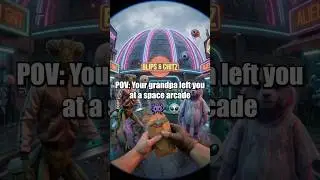POV: Your grandpa left you at a space arcade 👾🛸👽  #pov #ai #rickandmorty #shorts #scifi #aliens