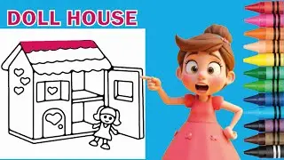Coloring Family House Coloring Pages | Markers & Crayons | Happy Coloring World