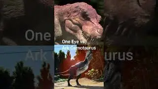One Eye vs Ark Carnotaurus #shorts