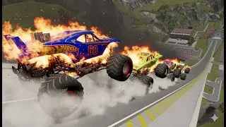Random Car - Epic Car Jumps & Crashes - BeamNG.Drive