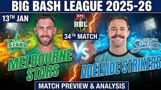 Melborne Star Vs Adelaide Striker 34Big Bash prediction