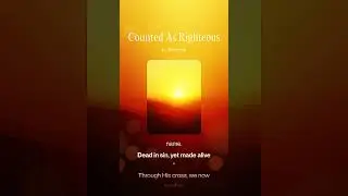 Counted As Righteous (Romans 4:24)