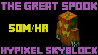 The ULTIMATE Great Spook Money Making Method! (50m/hr+!) - Hypixel Skyblock #13