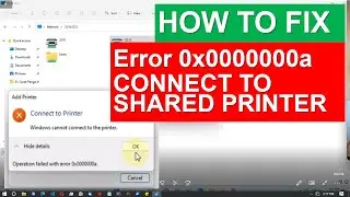 Cara memperbaiki kesalahan 0x0000000a tidak dapat terhubung ke printer