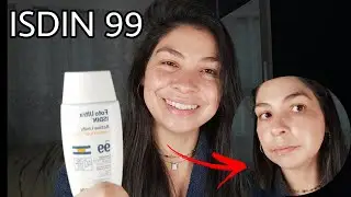 RESENHA PROTETOR SOLAR ISDIN FPS 99 + PRODUTOS QUE USO NO ROSTO COM MELASMA