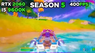RTX 2060 FORTNITE FPS SEASON 5 (low to epic)