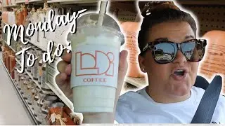 Our Monday Morning TO DO list: Shopping for FALL stuff at Hobby Lobby | BEST Drive thru coffee ever!