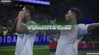 Jude Bellingham ● 4K 120FPS Free Clips (clip) ● Real Madrid 2025/26