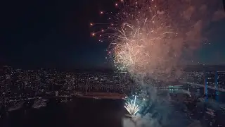2024-2025 NYE Fireworks Melbourne Docklands