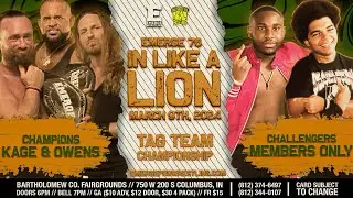Members Only vs Cage and Owens from Emerge Wrestling! Was it a 3 count?!?