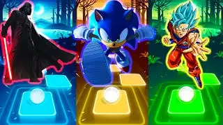 Darth Vader VS Goku VS Sonic | Tiles Hop EDM Rush