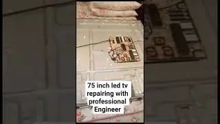 75 inch led tv repairing with professionalEngineer #ledtvpanelrepair #ledpanelrepair #samsung #sony