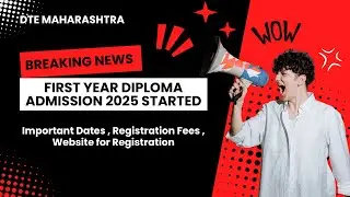 🚀 First Year Diploma Engineering Admission 2025 💡 | Online Registration LIVE | Step-by-Step Process📲