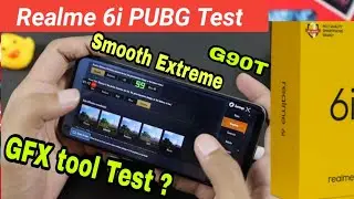 Realme 6i PUBG Test | Realme 6i GFX tool Test,  smooth Extreme Gameplay , GFX tool Check !
