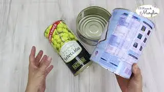 🌻👉🌏Como hacer MACETAS con ✅ LATAS