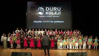 DURU KOLEJİ 23 NİSAN ULUSAL EGEMENLİK VE ÇOCUK BAYRAMI KORO GÖSTERİSİ .