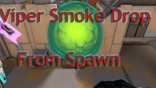 Viper smoke Drop from Attacker Spawn on Fracture lineup