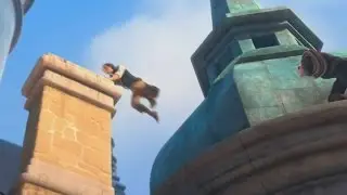 (Slow Motion) Flynn Rider and Stabbington Brothers on the roof - part 2 -  