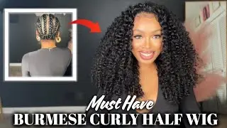 Этот полупарик в 10 раз упростил мне уход за волосами! #burmesecurly #wiginstall #hairroutine