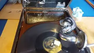 HMV Portable Gramophone Too Fat!
