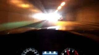 Mercedes SLS AMG Kickdown im Tunnel