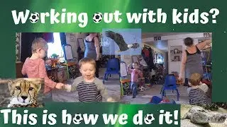 Daily work out routine with two little boys! | Autism Family Vlog