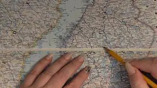 ASMR ~ Central Finland History & Geography ~ Soft Spoken Map Tracing Google Earth