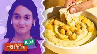 How to Peel and Mince Garlic and Make Easy Hummus at Home | Test Kitchen Kids Takeover