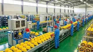 Inside the Factory - How Safety Helmets Are Made | Modern Factory Tour 