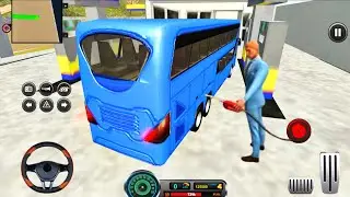 Real Uphill Bus Driver Games 2025 | Public Transport Bus Driving Games | Android Gameplay
