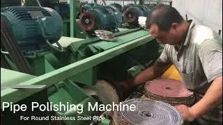 Polishing Machine can Polish Stainless Steel Round Pipes/Tubes