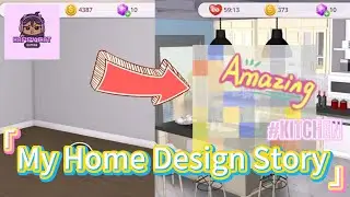 My Home Design Story - Part 3 (only storyline & design involved) | KITCHEN | [Happy Cat Gaming]