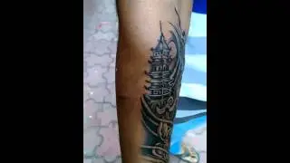 How to Make lord Buddha tattoo ?