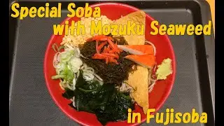 #175 Cold Special Soba with Mozuku Seaweed in Fujisoba