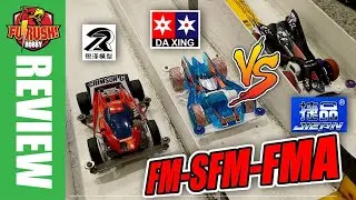 Test Run 3 Mini 4WD Ikonik: Crimson Glory, Strato Vector & Geo Glider!