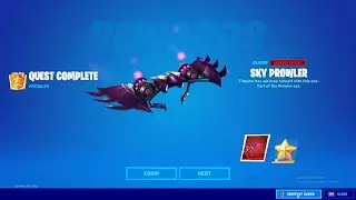 Unlock Sky Prowler Glider - Search chests before taking any damage in a match in Fortnite