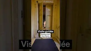 Guided tour of the Guy Savoy restaurant in Paris #guysavoy #gastronomy #tour
