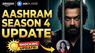 🔴 Aashram Season 4 Update | Amazon MX Player | Ashram 4 Kab Aayega? 🤔 | Tridha Reveal 😱