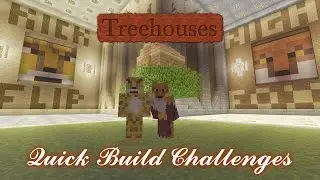 Minecraft Xbox- Quick Build Challenge- Treehouse {1}