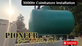 3000ltr FRP Bio Septic Tank installation by Pioneer Bio Tank in Ganapathi #coimbatore  #kovai.