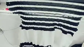 Neck panel producing~! #sweaters #sweaterproduction #sweatermanufacturing