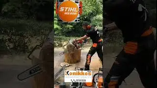 THE BEST CHAINSAW MS 500i STIHL #stihl