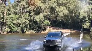 GWM Tank 500 water crossing @ Shallow Crossing near Batemans Bay