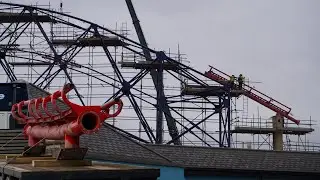 The Big One's Big Retrack Continues | Blackpool Pleasure Beach Closed Season Update December 2021