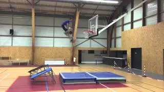 Quadruple rider Les Barjots Dunkers Team de basket acrobatique
