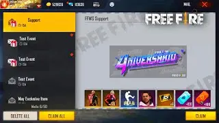 Claim Free All Rewards|| 4th Anniversary  Login Rewards || Garena Free Fire