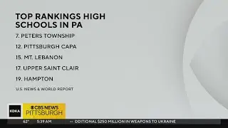 Peters Township High School ranked 7th among best high schools in Pennsylvania